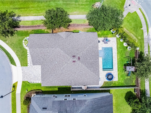 14903 Ellingsworth Ln, Winter Garden, FL 34787 - aerial view of a pool area