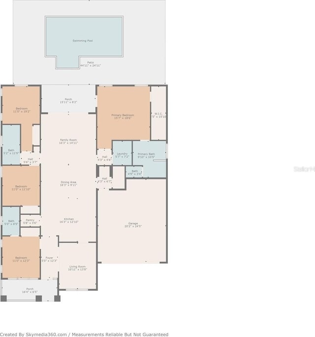 14903 Ellingsworth Ln, Winter Garden, FL 34787 - view of home floor plan