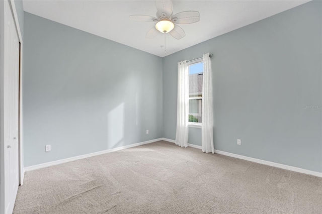 7540 Bishop Square Dr, Winter Garden, FL 34787 - carpeted spare room featuring a ceiling fan and baseboards