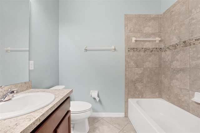 7540 Bishop Square Dr, Winter Garden, FL 34787 - full bath featuring vanity, tile patterned flooring, and  shower combination