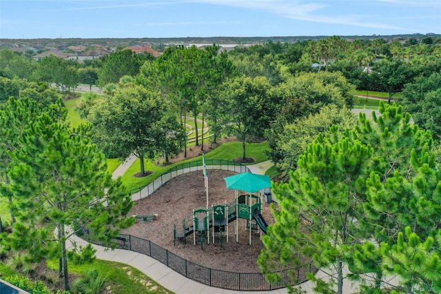 7540 Bishop Square Dr, Winter Garden, FL 34787 - community playground featuring view of wooded area