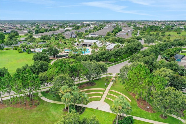 7540 Bishop Square Dr, Winter Garden, FL 34787 - aerial view of residential area featuring a pool
