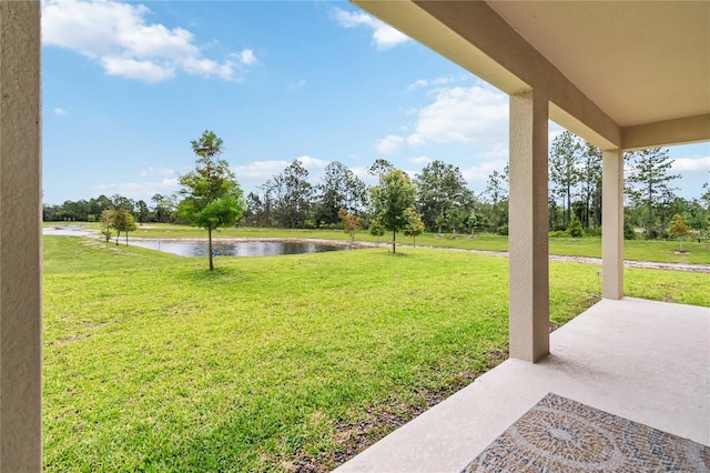 17461 Back Bay Ct, Clermont, FL 34714 - view of grassy yard with a water view