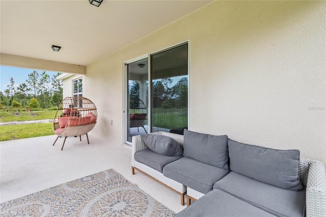 17461 Back Bay Ct, Clermont, FL 34714 - view of patio / terrace with an outdoor living space