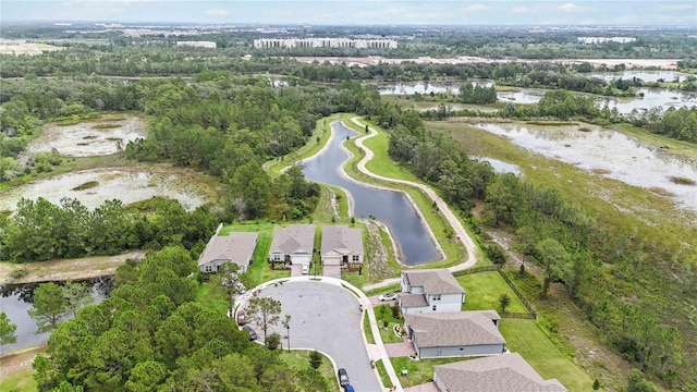 17461 Back Bay Ct, Clermont, FL 34714 - aerial overview of property's location with a large body of water