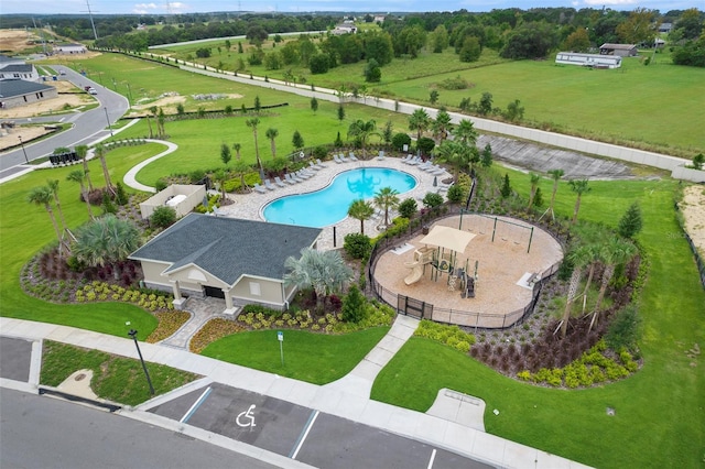 2604 Pinnacle, Clermont, FL 34711 - aerial view of a pool
