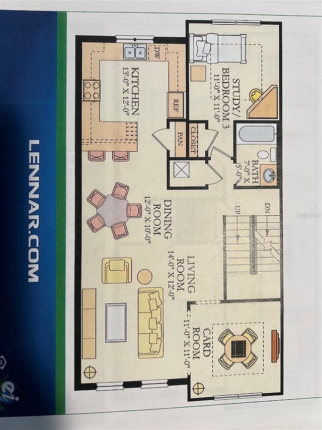 8512 Player Point Dr, Davenport, FL 33896 - view of floor plan / room layout
