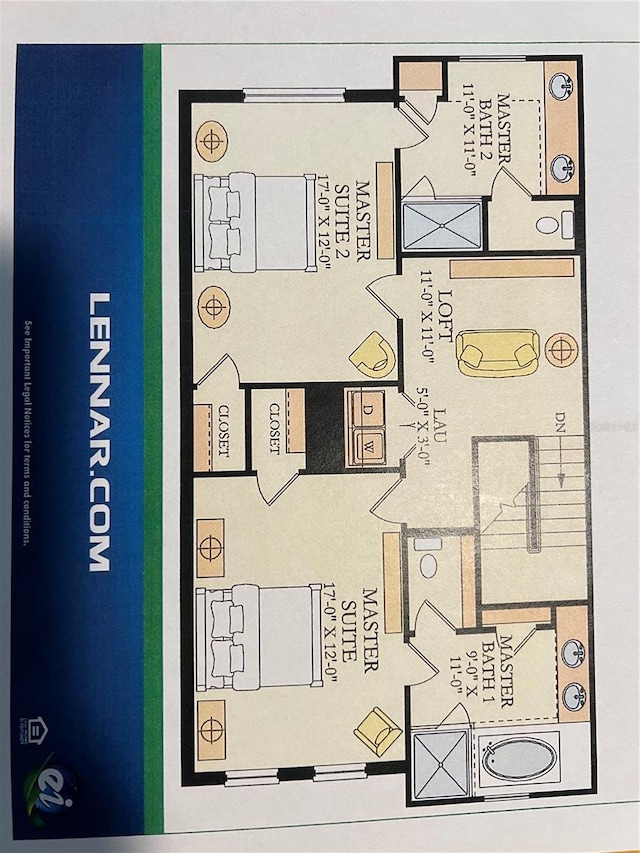 8512 Player Point Dr, Davenport, FL 33896 - view of home floor plan