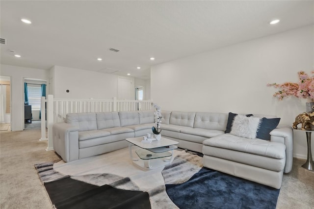 2912 Sanctuary Dr, Clermont, FL 34714 - carpeted living room with recessed lighting