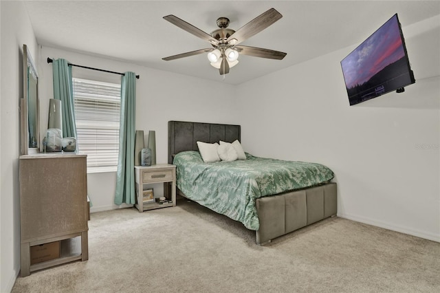 2912 Sanctuary Dr, Clermont, FL 34714 - carpeted bedroom featuring baseboards and a ceiling fan