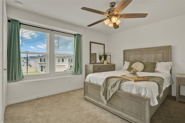 2912 Sanctuary Dr, Clermont, FL 34714 - bedroom with carpet flooring and a ceiling fan