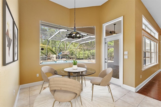 32 Allenwood Look, Ormond Beach, FL 32174 - tiled dining area with baseboards