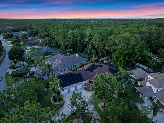 32 Allenwood Look, Ormond Beach, FL 32174 - aerial view at dusk of a wooded view