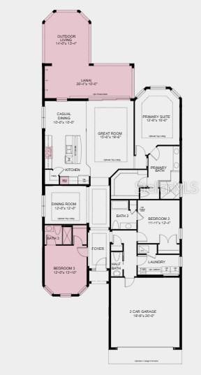 858 Arbor Green Trl, Saint Cloud, FL 34771 - view of home floor plan