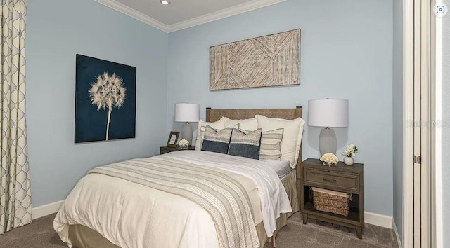 858 Arbor Green Trl, Saint Cloud, FL 34771 - carpeted bedroom with ornamental molding and baseboards