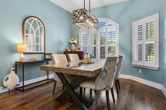 5141 Autumn Ridge Ln, Windermere, FL 34786 - dining space featuring hardwood / wood-style floors and a chandelier