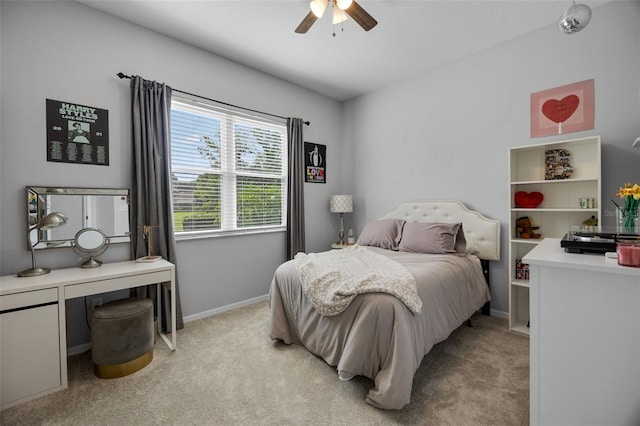 5141 Autumn Ridge Ln, Windermere, FL 34786 - bedroom featuring light carpet and ceiling fan