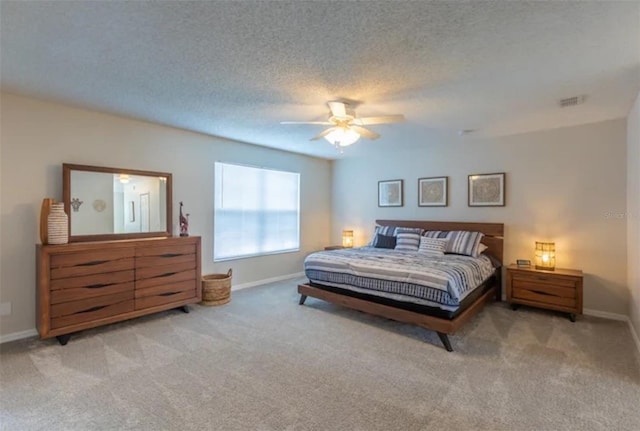 365 Aylesbury Ct, Kissimmee, FL 34758 - carpeted bedroom featuring ceiling fan and a textured ceiling