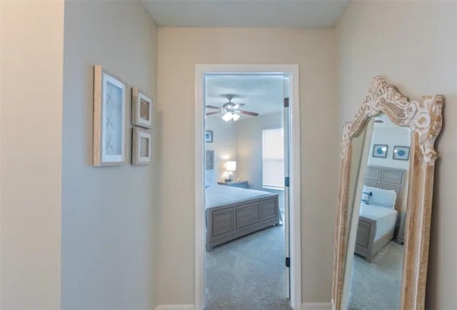 365 Aylesbury Ct, Kissimmee, FL 34758 - hall featuring carpet floors and baseboards