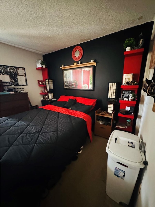 860 Park Lake Cir Unit 53, Maitland, FL 32751 - bedroom with a textured ceiling and carpet flooring