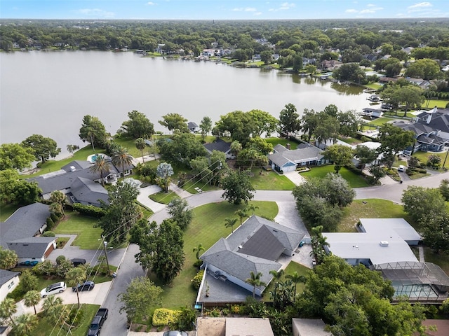 91 Minnehaha Cir, Maitland, FL 32751 - aerial view of residential area with a nearby body of water