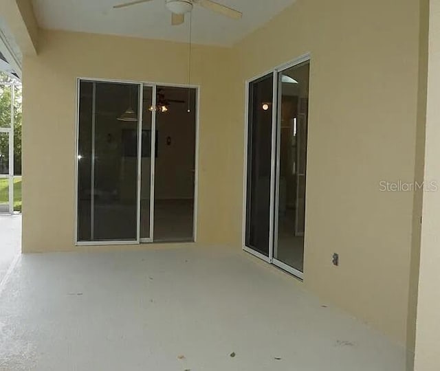 37 Ethan Allen Dr, Palm Coast, FL 32164 - view of patio / terrace with a ceiling fan