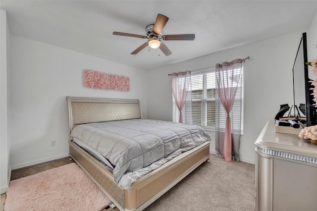 9 Summerset Ter, Casselberry, FL 32707 - bedroom with light carpet and ceiling fan
