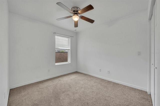 9 Summerset Ter, Casselberry, FL 32707 - carpeted empty room featuring ceiling fan and baseboards