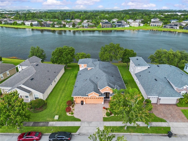 8804 Warwick Shore Xing Unit X, Orlando, FL 32829 - aerial perspective of suburban area with a large body of water