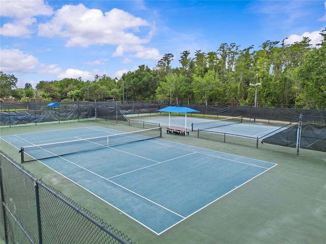 8804 Warwick Shore Xing Unit X, Orlando, FL 32829 - view of tennis court featuring community basketball court