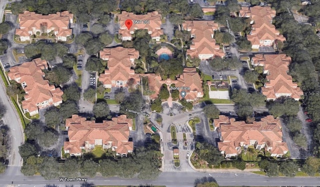 826 Camargo Way Unit 201, Altamonte Springs, FL 32714 - aerial overview of property's location featuring nearby suburban area