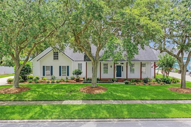403 Courtlea Creek Dr, Winter Garden, FL 34787 - view of front of home featuring a front yard, roof with shingles, and covered porch