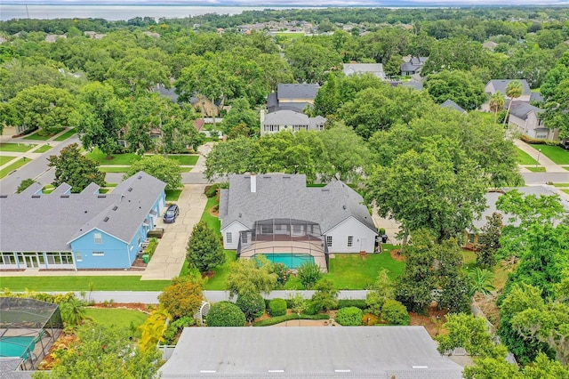 403 Courtlea Creek Dr, Winter Garden, FL 34787 - aerial view of residential area featuring a pool area