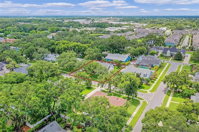 403 Courtlea Creek Dr, Winter Garden, FL 34787 - aerial view of residential area featuring property boundaries highlighted
