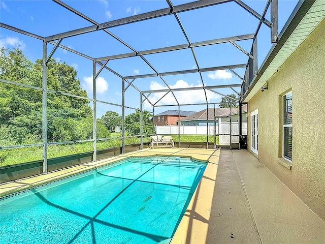 799 Hacienda Cir, Kissimmee, FL 34741 - swimming pool featuring a patio area and a lanai