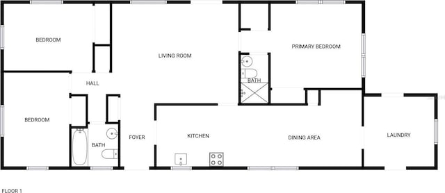 2607 Castle Oak Ave, Orlando, FL 32808 - view of room layout