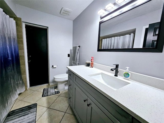 2010 Appian Ct, Deltona, FL 32725 - bathroom featuring vanity, tile patterned flooring, and a shower with shower curtain