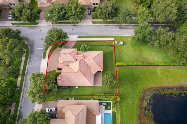 2258 Rickover Pl, Winter Garden, FL 34787 - aerial view of residential area with property boundaries highlighted