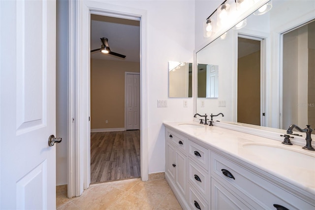 2258 Rickover Pl, Winter Garden, FL 34787 - full bath featuring double vanity and tile patterned flooring