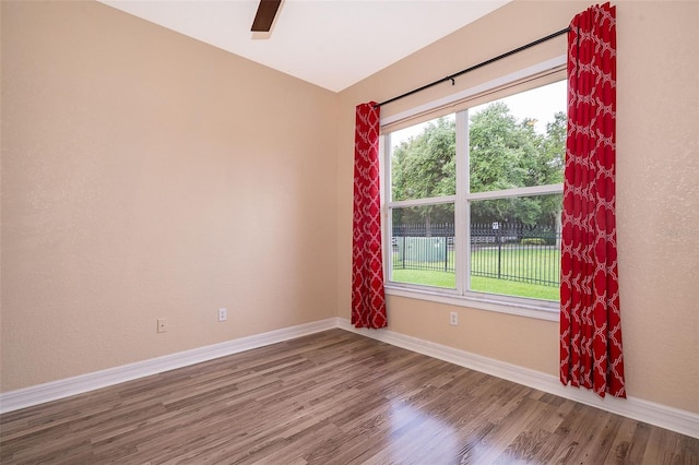 2258 Rickover Pl, Winter Garden, FL 34787 - empty room featuring wood finished floors and ceiling fan