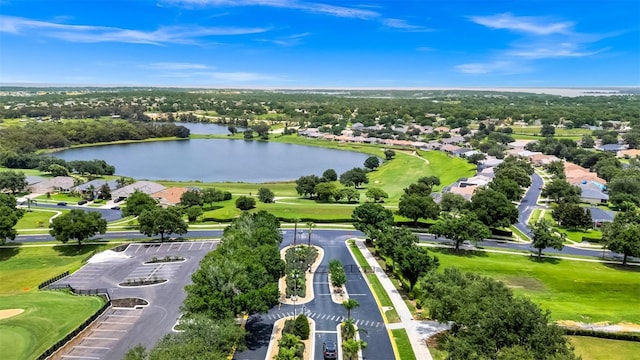 785 Hawks Blf, Clermont, FL 34711 - aerial view of residential area with a large body of water and a local golf course