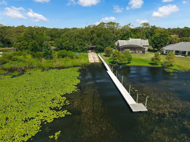 9342 Bay Vista Estates Blvd, Orlando, FL 32836 - dock area with a water view