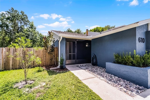 610 Huntly Ln, Winter Springs, FL 32708 - property entrance with stucco siding