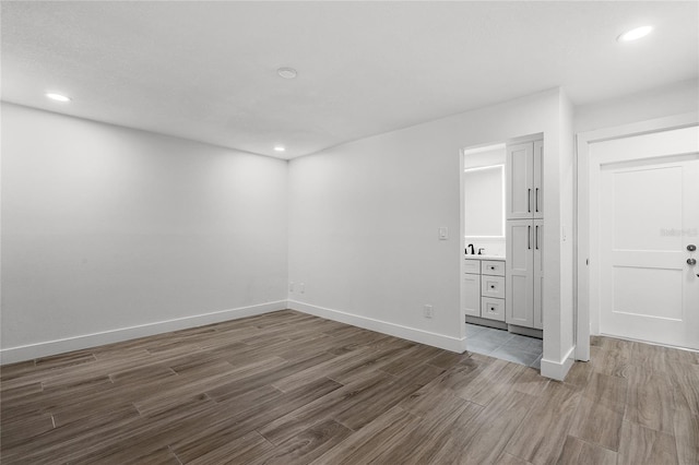 610 Huntly Ln, Winter Springs, FL 32708 - empty room featuring wood finished floors and recessed lighting