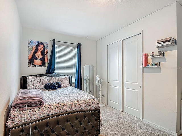 711 Steerview St, Saint Cloud, FL 34771 - carpeted bedroom featuring a closet and baseboards