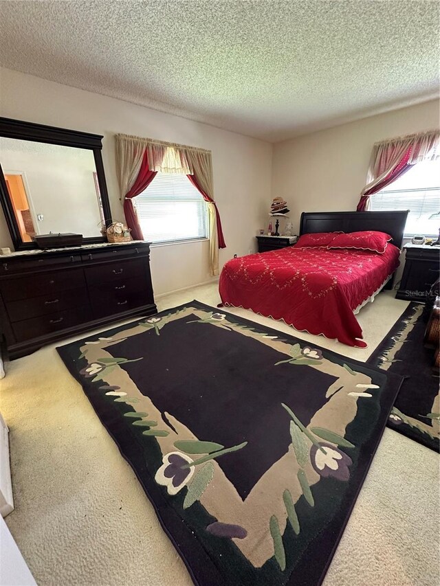 3279 Westridge Blvd Unit 204, Orlando, FL 32822 - carpeted bedroom with multiple windows and a textured ceiling