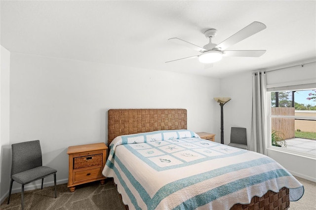 1291 Lassen St, Haines City, FL 33844 - bedroom featuring carpet and ceiling fan