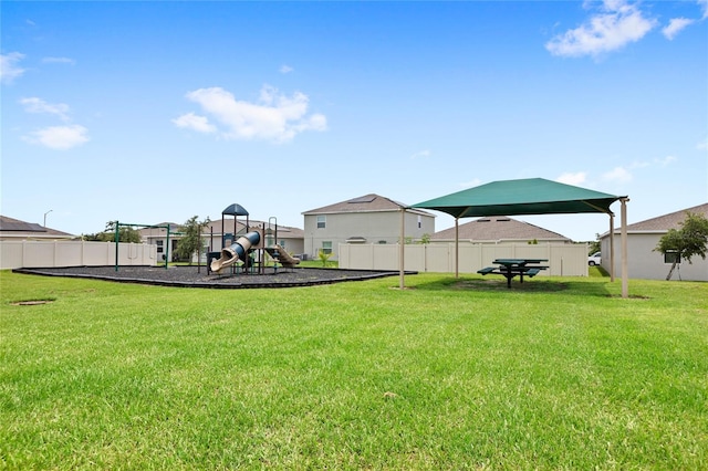 1291 Lassen St, Haines City, FL 33844 - view of yard with a playground