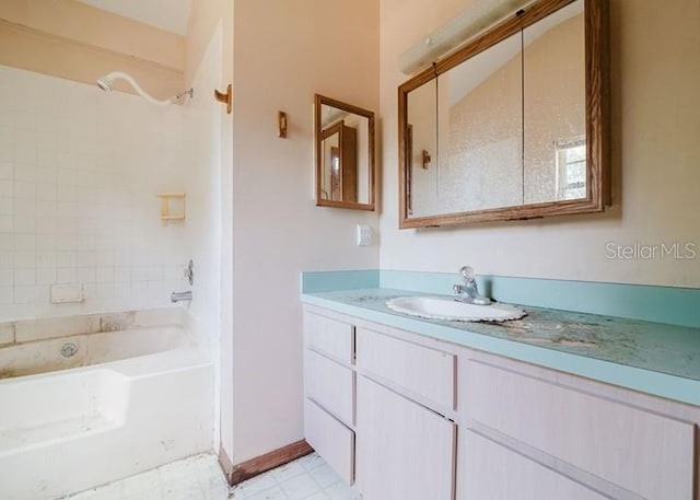 6140 SE 46th Avenue Rd, Ocala, FL 34480 - bathroom with vanity and shower / bath combination