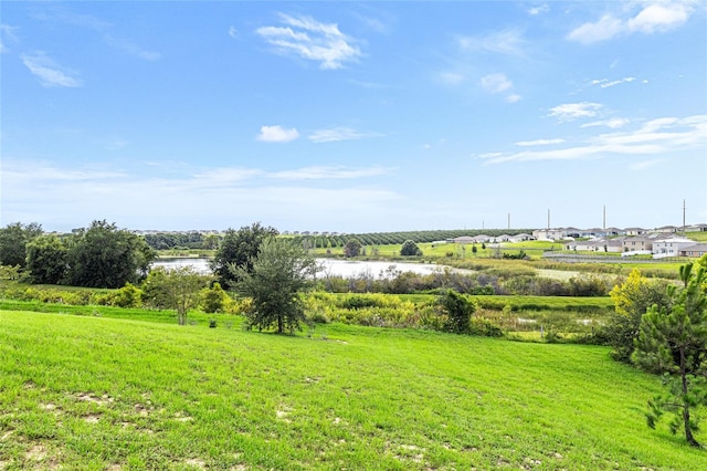 1668 Wilson Prairie Cir, Groveland, FL 34736 - view of yard with a water view